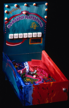 Paranoid Pinball. 22"x12"x18-1/2", 1996